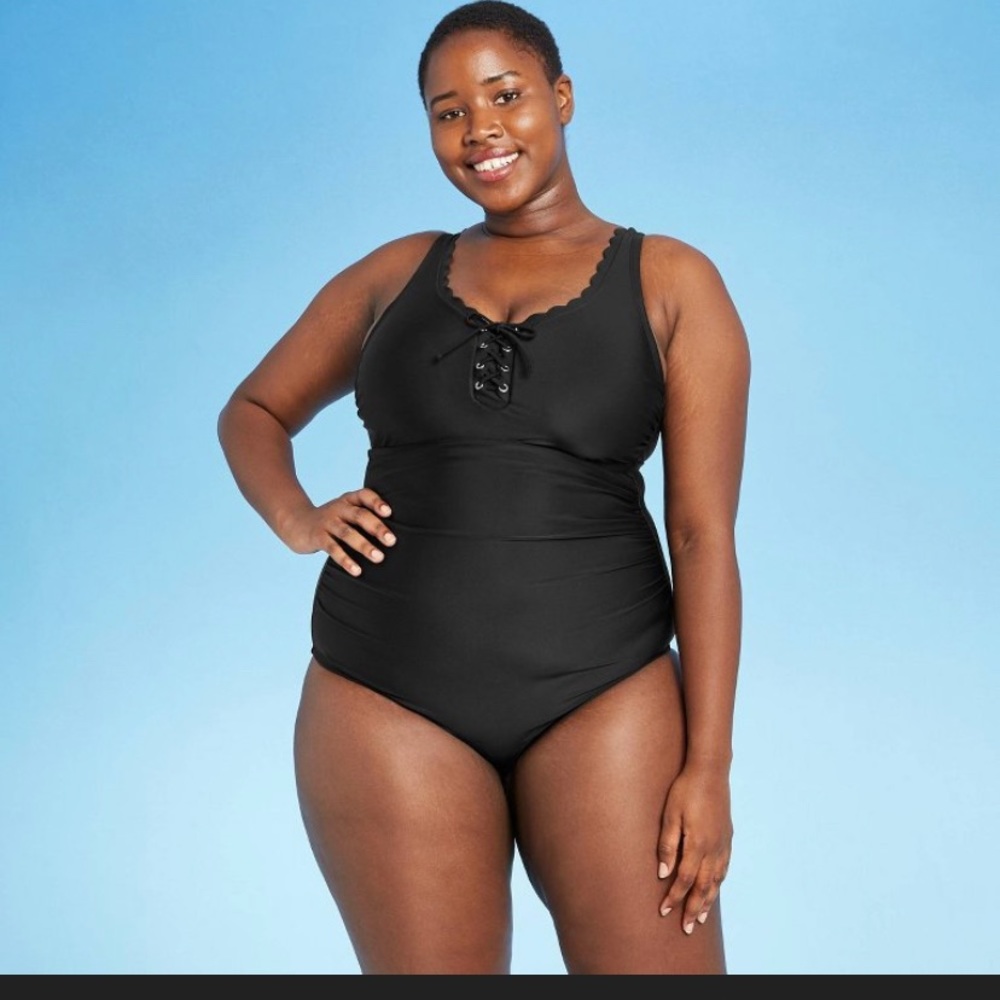 Black Target Swimsuit